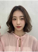 【joemi】切りっぱなしボブ美髪ピンクブラウンベース(小倉太郎