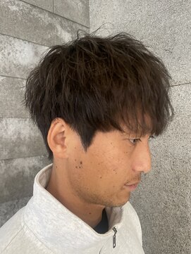 ニアウ 伊勢崎連取店(Niau) メンズマッシュツイストスパイラルパーマメンズパーマ