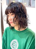 ミディアムパーマウルフパーマナチュラルパーマニュアンスパーマ