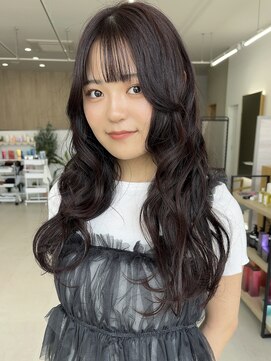 ミリ 奈良店(mm) レッドブラウン/顔まわり/前髪/ピンクブラウン/暖色ブラウン学割