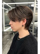 ランズ(LANDS)&nbsp;メンズカット　メッシュカラー【韓国ヘア 大阪 梅田】