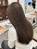 [極上の仕上がり]カット+カラー+髪質再整トリートメント+クイックヘッドスパ