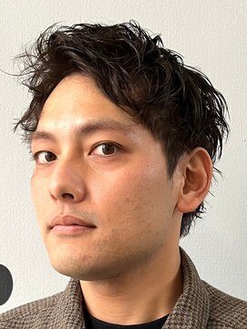 ノーエン(noen) ビジネスショートメンズマッシュツイストパーマツーブロック