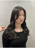 透明感グレージュカラー