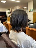 20代30代*似合わせウルフカット　クラゲカット　暗めアッシュ