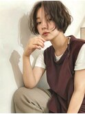 ■アンニュイ無造作パーマひし形抜け感グラボブたまプラーザ1-4