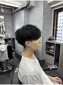 波巻きパーマ