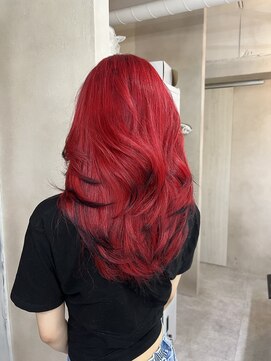 アジールヘア 東上野店(agir hair) レッドエンドカラー【上野】