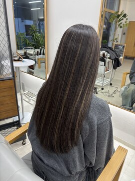 ミリ 奈良店(mm) ハイライト/ブリーチ/近鉄奈良/奈良/奈良市/髪質改善/