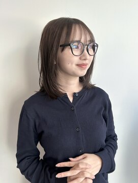 ロックワークオレンジ 西中島店(ROCK WORK ORANGE) 顔まわりレイヤー*ミディアムヘア