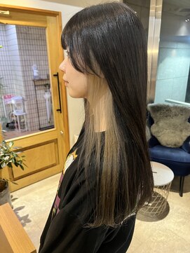 パラゴ(PARAGO.) 黒髪に合うインナーカラー