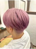 ハイライトバレイヤージュダブルカラーケアブリーチ20代30代