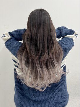 アライブ キチジョウジ(ALIVE Kichijoji) 【ALIVE吉祥寺】黒髪アッシュシルバーグラデーション小顔