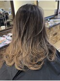 海外ヘアーハッシュカットレイヤーカット