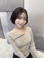 アナ ラーナ(Anna Lanna)&nbsp;シースルーがかわいい☆伸ばしかけの丸みボブ＊森本ひろか＊