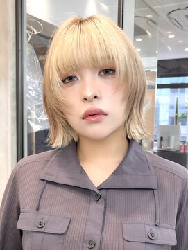 ロンドアジュール 横浜(Lond azur) ワンホンレイヤー/顔周りカット/レイヤーカット/前髪イメチェン