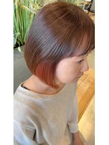 ウィーク 梅田(UiiC)&nbsp;ボブ デザインカラー インナーカラー uiic umeda 白井舞美