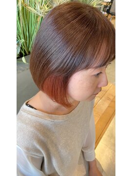 ウィーク 梅田(UiiC) ボブ デザインカラー インナーカラー uiic umeda 白井舞美