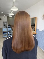 リープ(leap hair)&nbsp;ブリーチなしWカラー ヘーゼルベージュ