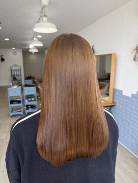 リープ(leap hair) ブリーチなしWカラー ヘーゼルベージュ