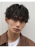 シャドウパーマ　ルーズパーマ　ニュアンスパーマ　韓国マッシュ