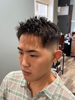 スタンドバーバー 柏(STAND BARBER)&nbsp;リバースセンターパート/ニュアンスパーマ/ダウンバング/柏