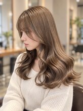 コタ 水戸(COHTA) くびれレイヤー×柔らかミルクティーベージュ