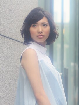 ジュエ (jouer) 小顔ボブパーマ/抜け感/30代40代ボブレイヤー