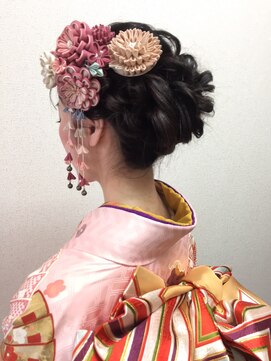 ロカット サロン(Roquat Salon) 成人式★振袖★着物ヘアアレンジ【ヘアアレンジ　立川/立川南】