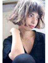 ミラバイグリーン(Mira by green)&nbsp;Tiny　Bob×highlight　beige　【大人かわいい】