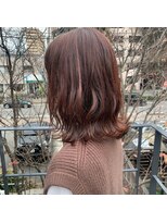 ツイギー 宮西店(TWiGGY)&nbsp;ハイライトたっぷりレッドカラー