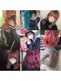 ラフィス ヘアー ティア 垂水店(La fith hair tear) 私もいろんな髪色してきました！今は地毛を育て中です(^O^)
