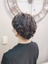 ヘアセットサロン ミント(Hair set salon MINT)&nbsp;ねじりアップスタイル