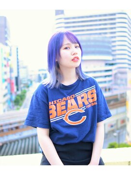 ジーンジャパン(GENE japan) パープル×ホワイト