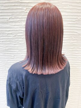 モリオ フロム ロンドン サッポロファクトリー店(morio FROM LONDON) 【morio】ピンクベージュカラー グラデーション