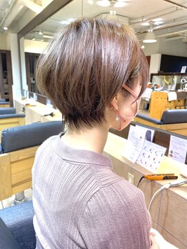 ネオリーブ モカ 川崎チネチッタ店(Neolive mocca) 20代30代40代50代大人ショートボブ イメチェン 丸み 美髪