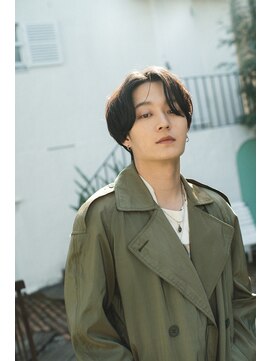 スウィープ 札幌大通(sweep) センターパート×ニュアンスパーマ