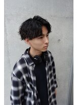 マール 矢場町(MARL)&nbsp;波巻きパーマ×センターパート