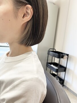 ミリ 久留米(miri..) イヤリングカラー　ホワイトベージュ　NOBU