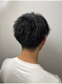 ツーブロック×ツイストスパイラルパーマ