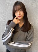 三軒茶屋_レディース_ロング_ストレート_内巻き_韓国_トレンド_