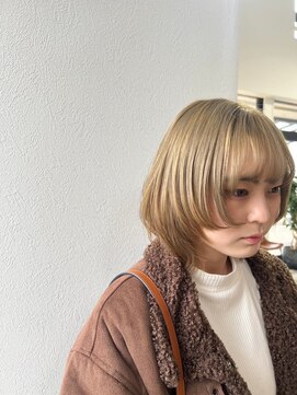 サロンド ベレーザ トータ(salao de beleza tota) wolf×ハイトーンベージュ