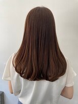 2195ヘアー 世田谷代田(2195hair)&nbsp;地毛風カラー/ショコラブラウン/地毛風ストレート/髪質改善