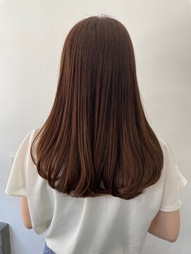 2195ヘアー 世田谷代田(2195hair) 地毛風カラー/ショコラブラウン/地毛風ストレート/髪質改善