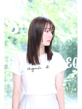 アエレ(Aere) 【Aere池袋】顔周りレイヤー×ストレート×サファリ☆小林