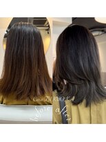 カラ フクオカ(Cara FUKUOKA)&nbsp;オリーブベージュ《★髪質改善うる艶カラー＋カット★》