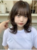 ◇小顔になれるミディアムウルフ/ハッシュカット/髪質改善