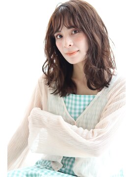 アルベロ(albero) ミディアム×イメチェン×パーマ　20代30代