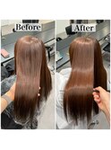 髪質改善縮毛矯正Before/After★