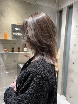 アイデンアンドティティ(IDEN AND TITY) 《kando hair》顔周りレイヤー/ハイライト/グレージュ/レイヤー